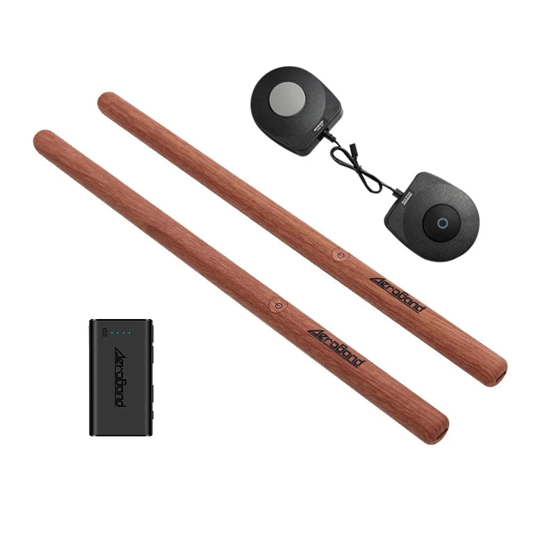 AeroBand PocketDrum 2 PLUS Somatosensory Digital Electronic Air Drum Stick Set Drumsticks & Foot Pedals & Bluetooth Adapter - Image 3
