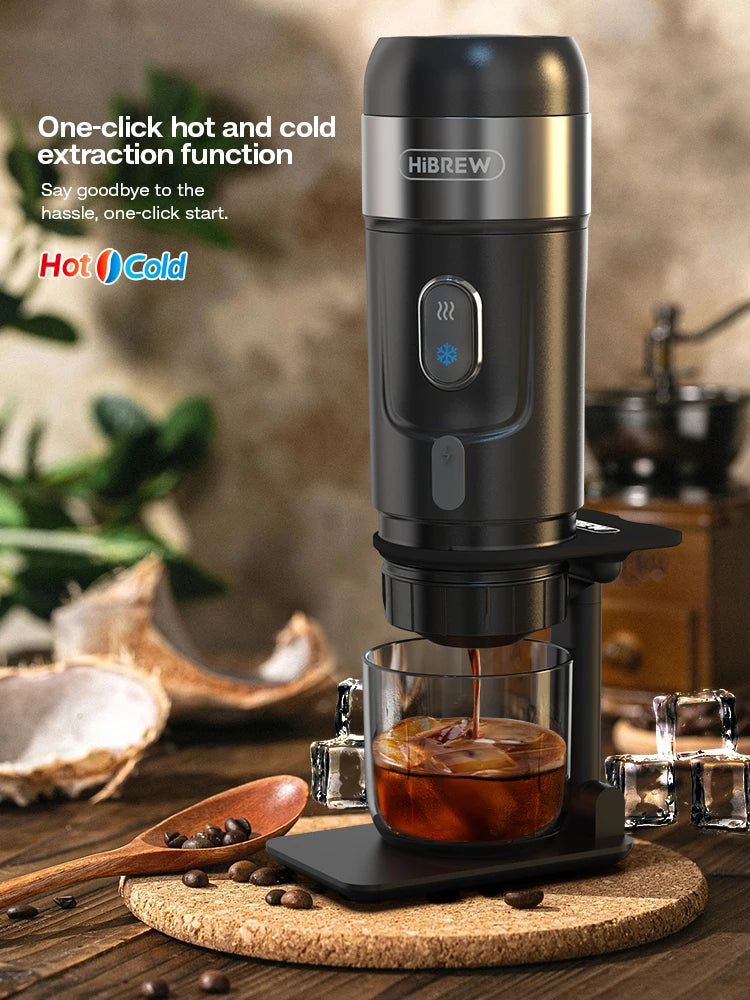 HiBREW Portable Coffee Machine for Car & Home,DC12V Expresso Coffee Maker Fit Nexpresso Dolce Pod Capsule Coffee Powder H4A - Image 6