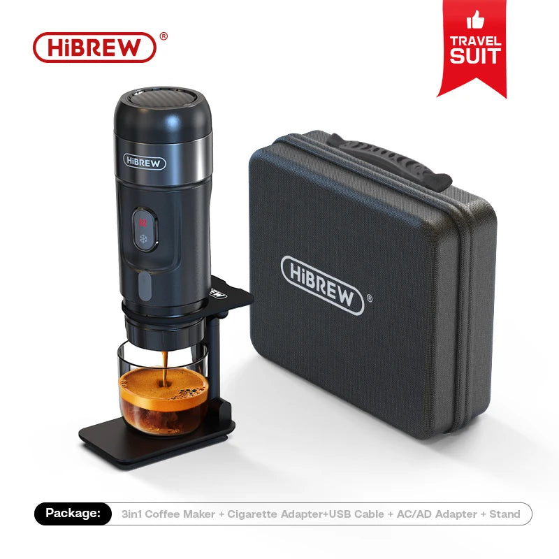 HiBREW Portable Coffee Machine for Car & Home,DC12V Expresso Coffee Maker Fit Nexpresso Dolce Pod Capsule Coffee Powder H4A - Image 8