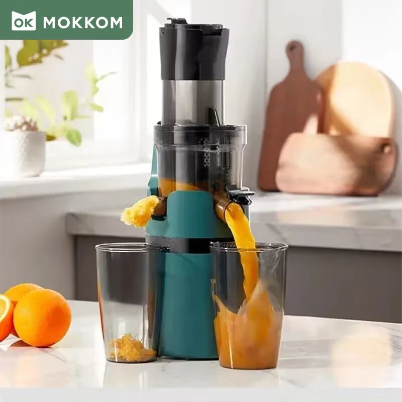 Large Caliber Slow Juicer Screw Cold Press Extractor Slag Juice Separation Filter-Free Easy Wash Electric Fruit Juicer Machine - Image 6