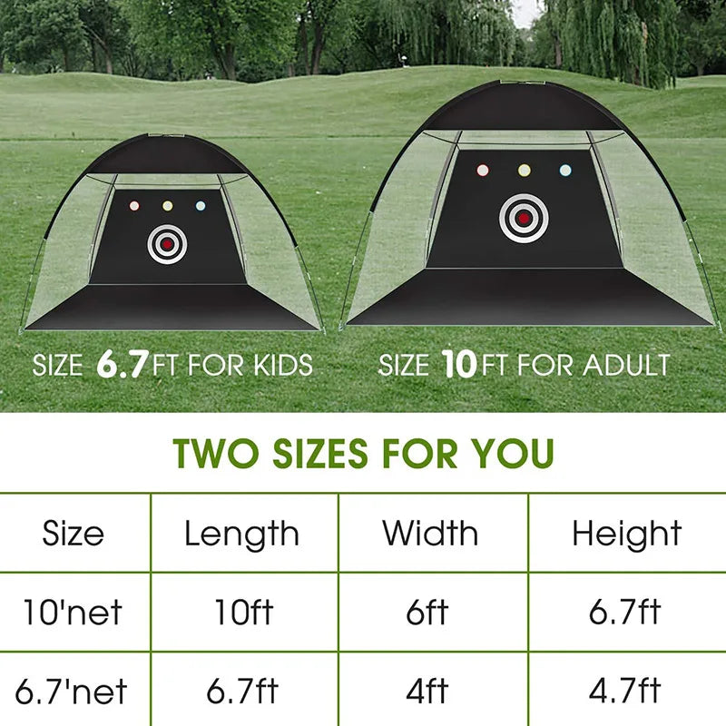 Outdoor Practice Net Portable Indoor Golf Practice Net Golf Cutting Practice Net Golf Batting Cage - Image 5