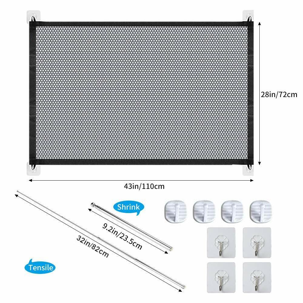 Portable Magic Mesh Baby Safety Gate - Pet Dog Cat Guard for Stairs & Doors - Image 4