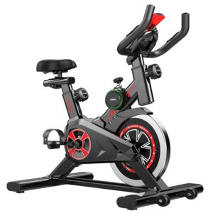Folding Magnetic Indoor Home Exercise Bike - Silent Flywheel Spinning Fitness Equipment