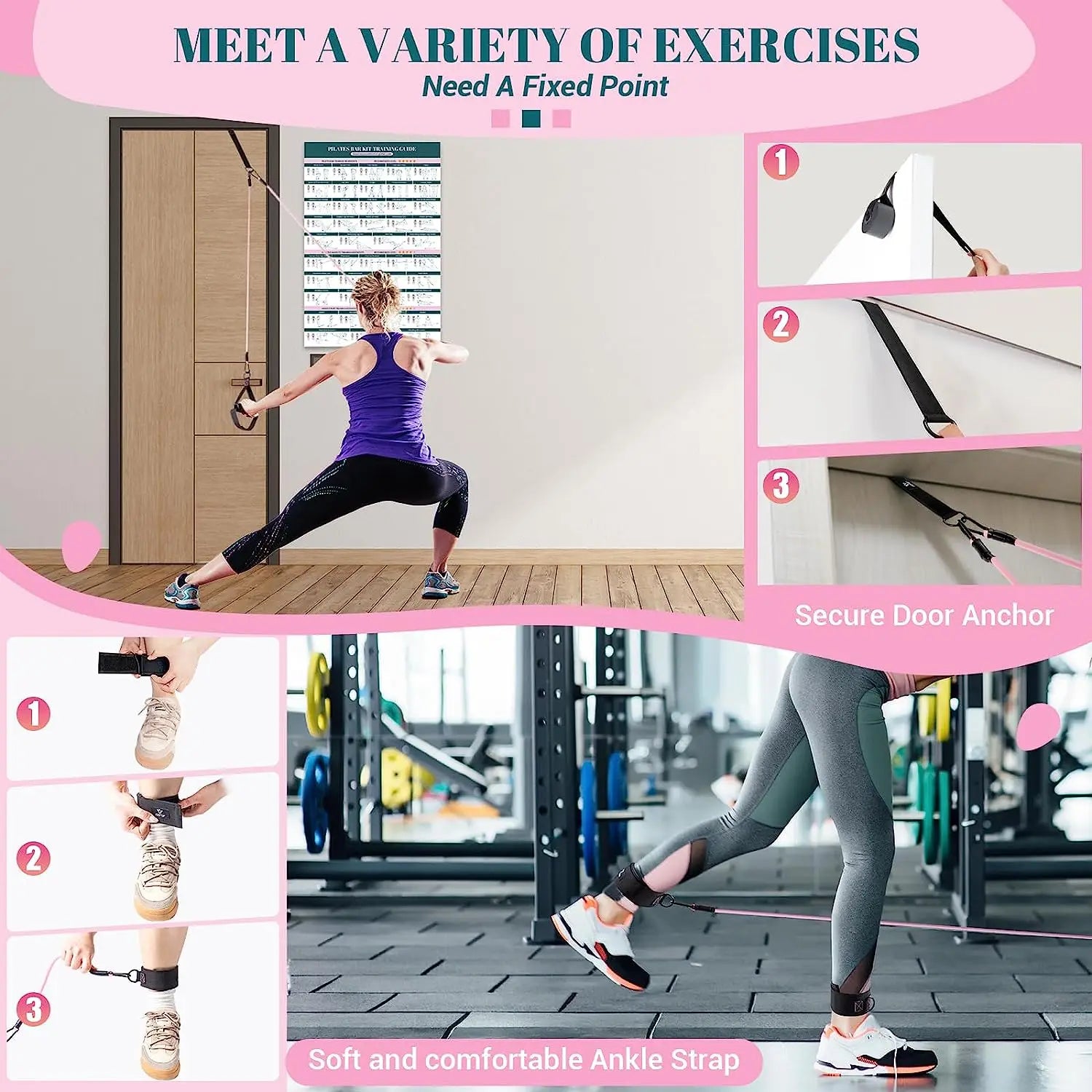 Upgrade Resistance Bands & Training Bar Set for Home Gym - Image 10